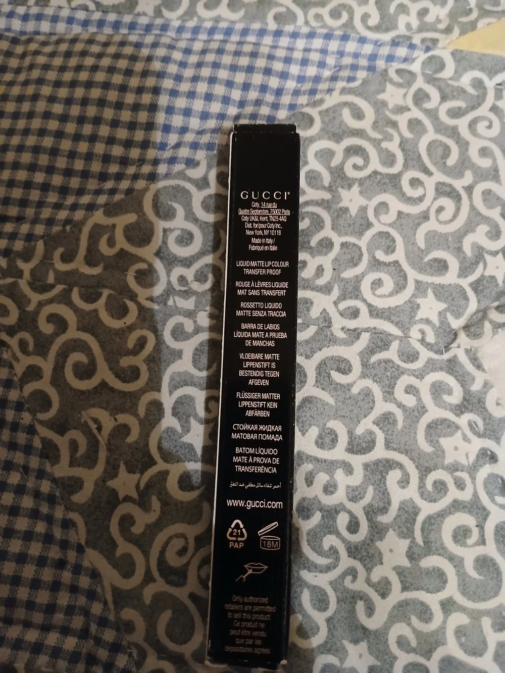 Gucci Grace Cinnamon Shade Plush Matte Finish Liquid Lipstick